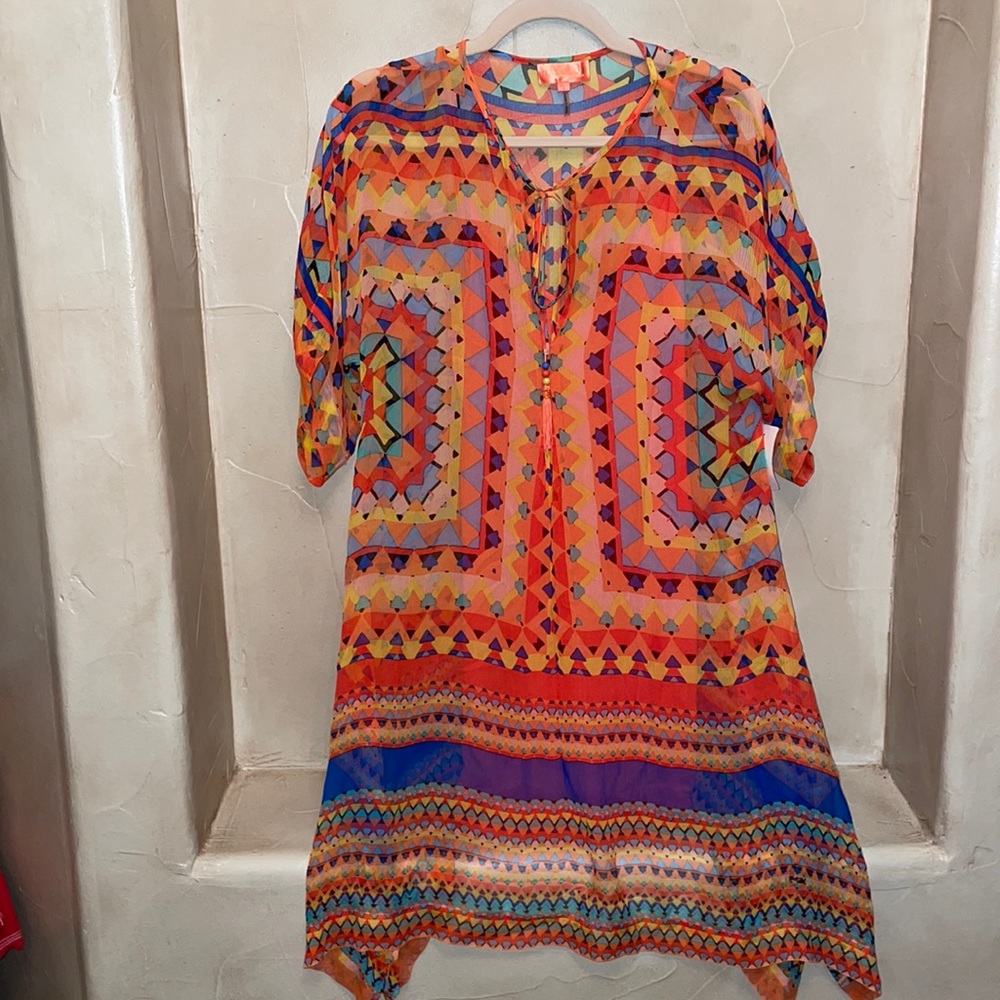 💯Silk Hale Bob Cabana Dress XS
